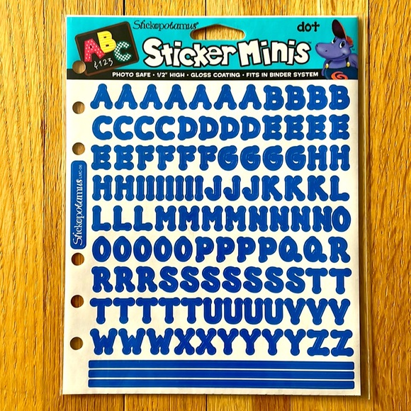 Paper Crafting Scrapbooking Lot of 1000+ Alphabet Stickers - Making Memories - Picture 5 of 11